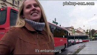 Eurobabe זוזאַנאַ באַנגד מיט פרעמדער פֿאַר עטלעכע געלט